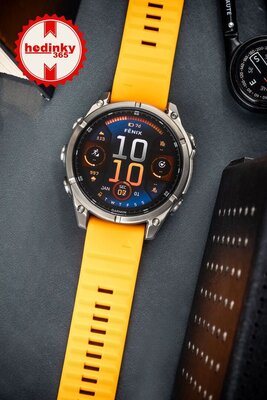 szilikon óraszíj Ricardo Livigno 22mm, Orange, QuickFit
