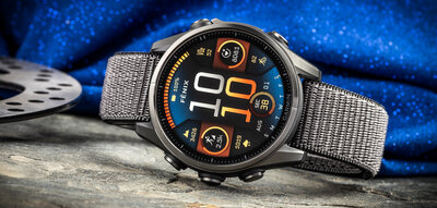 Nylon pánt Ricardo 20mm (pro Garmin Fenix 8/7S/6S (43mm), aj.), szürke, áthúzható