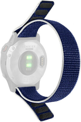 nylon óraszíj Ricardo Cortina 20mm, Blue, átfűzős