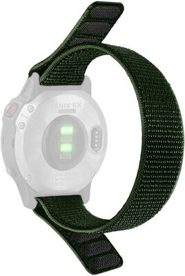nylon óraszíj Ricardo Cortina 20mm, Green, átfűzős