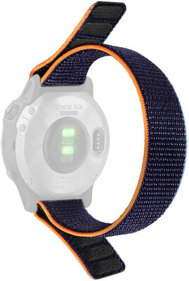 Nylon óraszíj Ricardo Cortina 26mm, Purple, átfűzős