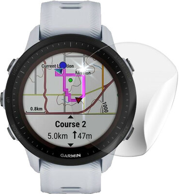 Védőfólia Screenshield órákhoz Garmin Forerunner 955 Solar