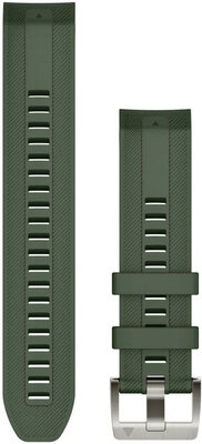 Szilikon óraszíj Garmin 22mm (kompatibilis a Garmin MARQ), zöld V1, 010-13225-01