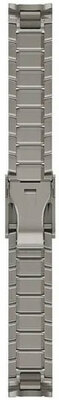 titán óraszíj Garmin 22mm (kompatibilis Garmin MARQ 2), ezüst, QuickFit, 010-13225-12