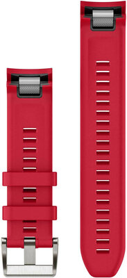 szilikon óraszíj Garmin 22mm (kompatibilis Garmin Fenix 8/7/6 (47mm), Epix 2 stb.), piros V2, QuickFit, 010-13225-03