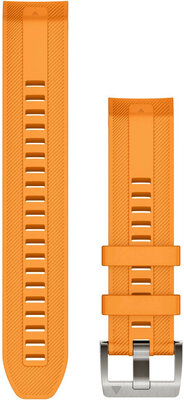 szilikon óraszíj Garmin 22mm (kompatibilis Garmin MARQ), narancssárga, 010-13225-04