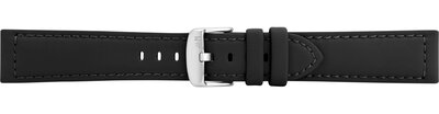 Bőrszíj Morellato Capri 5761D82.019 M, fekete, újrahasznosított anyag