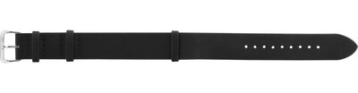 bőr óraszíj Morellato Vintage 5764D75.019 M, fekete, NATO