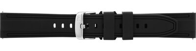 Szilikon óraszíj Morellato Brais 5755187.019 L, fekete, Quick Release