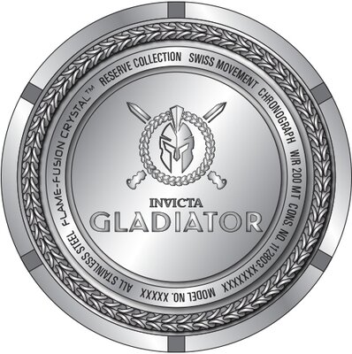 Invicta Gladiator Quartz 58mm 43943