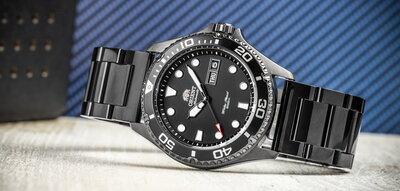 Ricardo Siena acél szíj, fekete