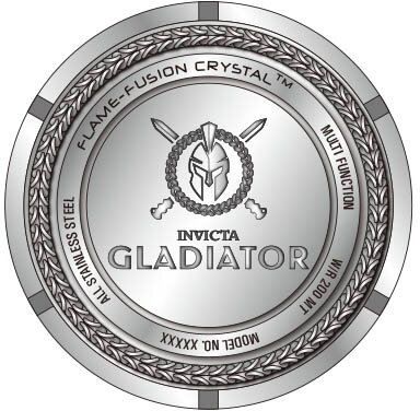Invicta Gladiator Quartz 43mm 41122 (138 gyémánttal)