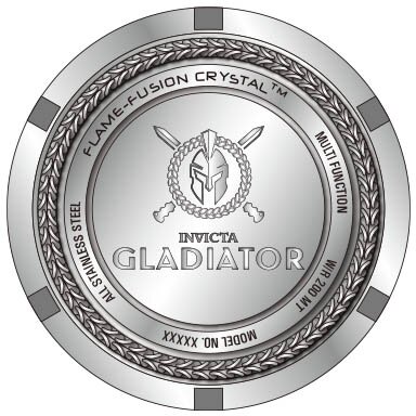 Invicta Gladiator Quartz 43mm 42232 (258 gyémánt)