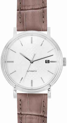 Hirsch Duke S 01028337-1 bőr szíj, barna, borjúbőr, hossz S, Quick Release