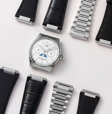 Frederique Constant Highlife automata holdfázis öröknaptár FC-775S4NH6 (+ pótszíj)