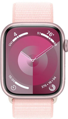 Apple Watch Series 9 GPS + Cellular 45mm Pink Aluminium Case / Light Pink Sport Loop