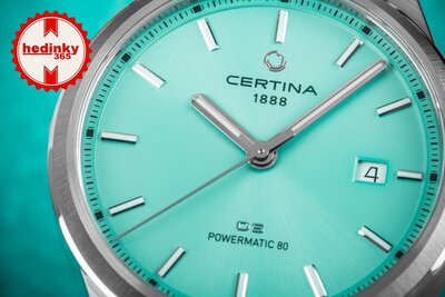 Certina DS-7 Powermatic 80 C043.407.11.351.00 (Tiffany Blue színben)