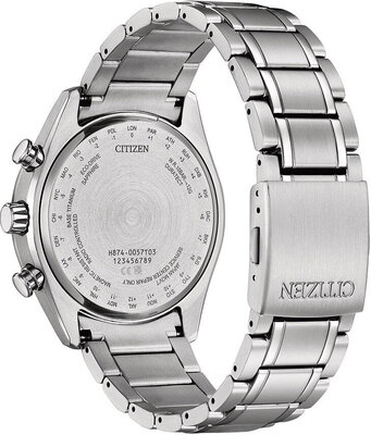 Citizen Sports Eco-Drive rádiós vezérlésű Tsuki-yomi Moonphase Super Titanium BY1010-81H