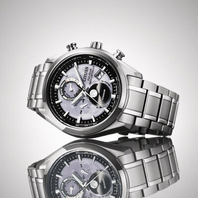 Citizen Sports Eco-Drive rádiós vezérlésű Tsuki-yomi Moonphase Super Titanium BY1010-81H