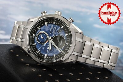 Citizen Sports Eco-Drive rádiós vezérlésű Tsuki-yomi Moonphase Super Titanium BY1010-81L