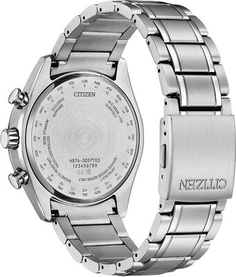 Citizen Sports Eco-Drive rádiós vezérlésű Tsuki-yomi Moonphase Super Titanium BY1018-80X