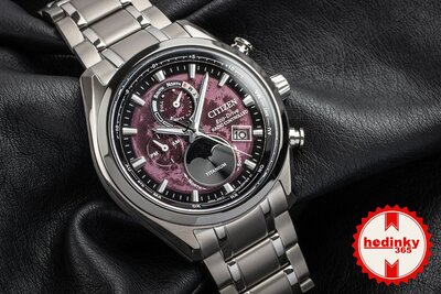 Citizen Sports Eco-Drive rádiós vezérlésű Tsuki-yomi Moonphase Super Titanium BY1018-80X
