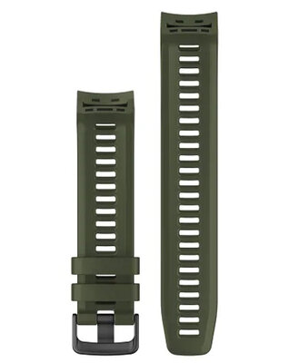 Szilikon óraszíj Garmin 22mm (kompatibilis Instinct), zöld, 010-12854-16