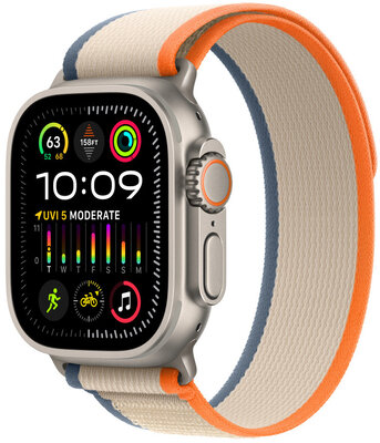 Apple Watch 49mm Orange/Beige Trail Loop-M/L