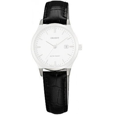 Bőr óraszíj Orient UDDJLSB 14mm (kompatibilis model SZ3N), fekete