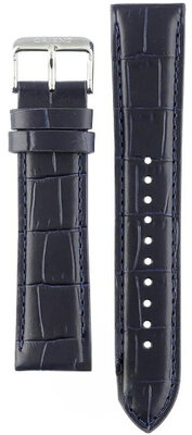 bőr óraszíj Orient UL00A013J0 22mm (kompatibilis RA-AA0C), kék