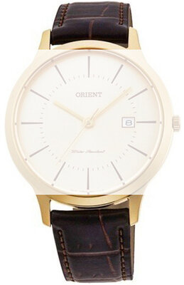 Bőr óraszíj Orient UL00E012G0 18mm (kompatibilis model RF-QD00), barna
