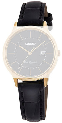 Bőr óraszíj Orient UL00F011G0 14mm (kompatibilis model RF-QA00), fekete