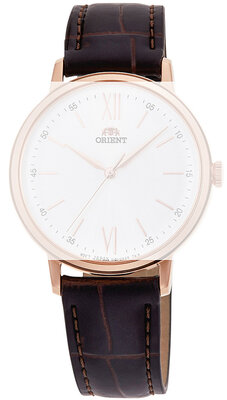 Bőr óraszíj Orient UL00H012P0 15mm (kompatibilis RA-QC17), barna