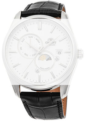 bőr óraszíj Orient UL014011J0 20mm (kompatibilis RA-AK03, RA-AR00), fekete
