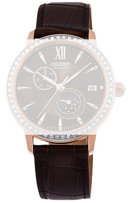 bőr óraszíj Orient UL028012P0 18mm (kompatibilis RA-AK000), barna