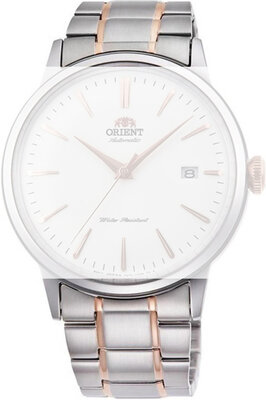 rozsdamentes acél óraszíj Orient UM020111R0 21mm (kompatibilis RA-AC00, RA-AG04), két színű