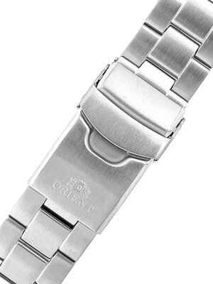 rozsdamentes acél óraszíj Orient UM025117J0 22mm (kompatibilis RA-AA08), ezüst