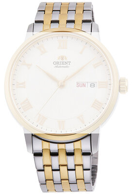 rozsdamentes acél óraszíj Orient UM032112Z0 20mm (kompatibilis RA-AA0A), bicolor