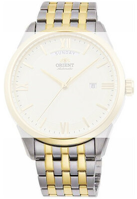 Rozsdamentes acél óraszíj Orient UM032211Z0 20mm (kompatibilis RA-AX00), bicolor