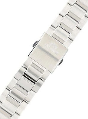Orient UM036111J0, ezüst acél szíj, hajtókaros csat (RA-AK03 modellhez)