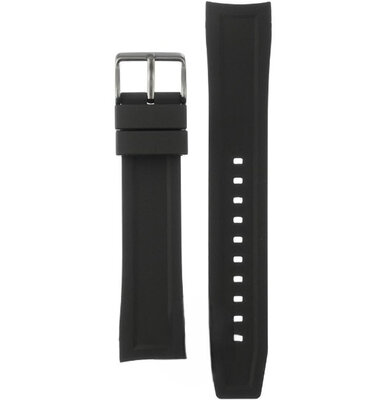 Szilikon óraszíj Orient UR003011N9 22mm (kompatibilis RA-AK06), fekete