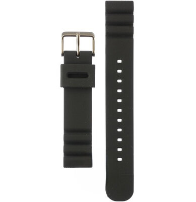 szilikon óraszíj Orient UR005011G9 20mm (kompatibilis RA-AC0L), fekete