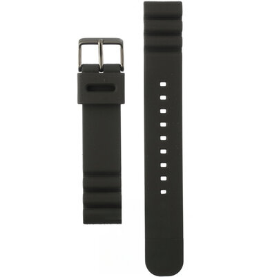 szilikon óraszíj Orient UR005011N9 20mm (kompatibilis RA-AC0L), fekete