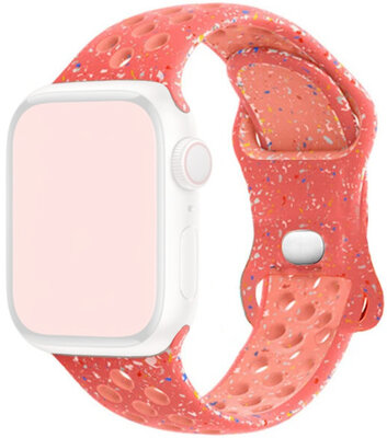 Szilikon óraszíj Ricardo (kompatibilis Apple Watch 38/40/41mm), narancssárga