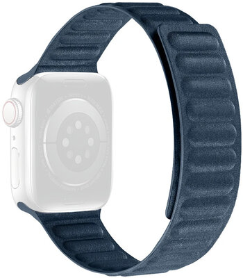 Szövet óraszíj Ricardo (kompatibilis Apple Watch 44/45/49mm), Blue, mágneses