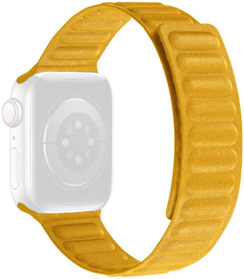Szövet óraszíj Ricardo (kompatibilis Apple Watch 44/45/49mm), Yellow, mágneses