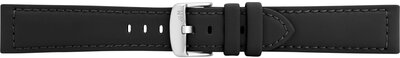 Bőrszíj Morellato Capri 5761D82.019 L, fekete, újrahasznosított anyag