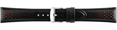 Bőr óraszíj Morellato Lipari 5966237.886 M, fekete