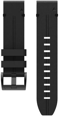 bőr óraszíj Ricardo Colfosco 26mm, Black, QuickFit