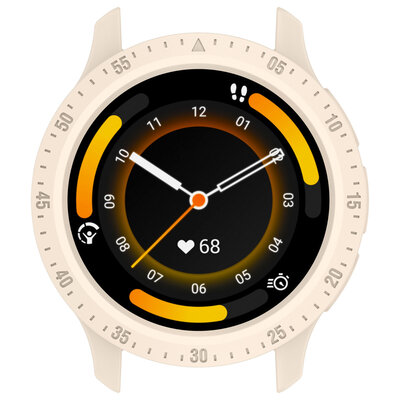 Védő tok (pro Garmin Venu 3S), műanyag, bézs